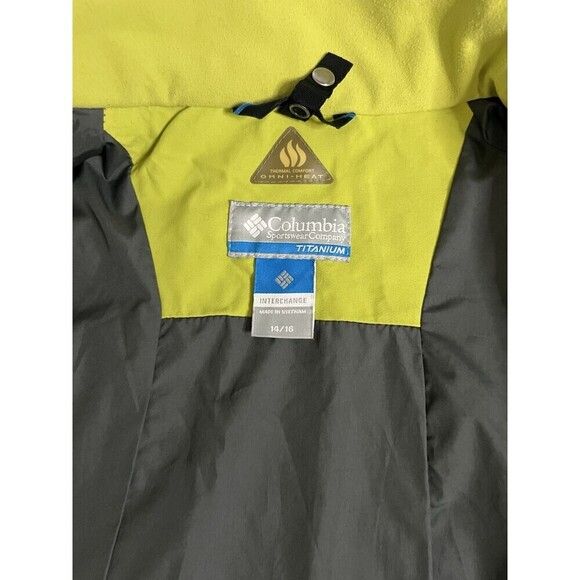 Columbia Omnitech Youth Size XL 14/16 Navy Blue Insulated Ski Snow Winter Jacket - Picture 5 of 7